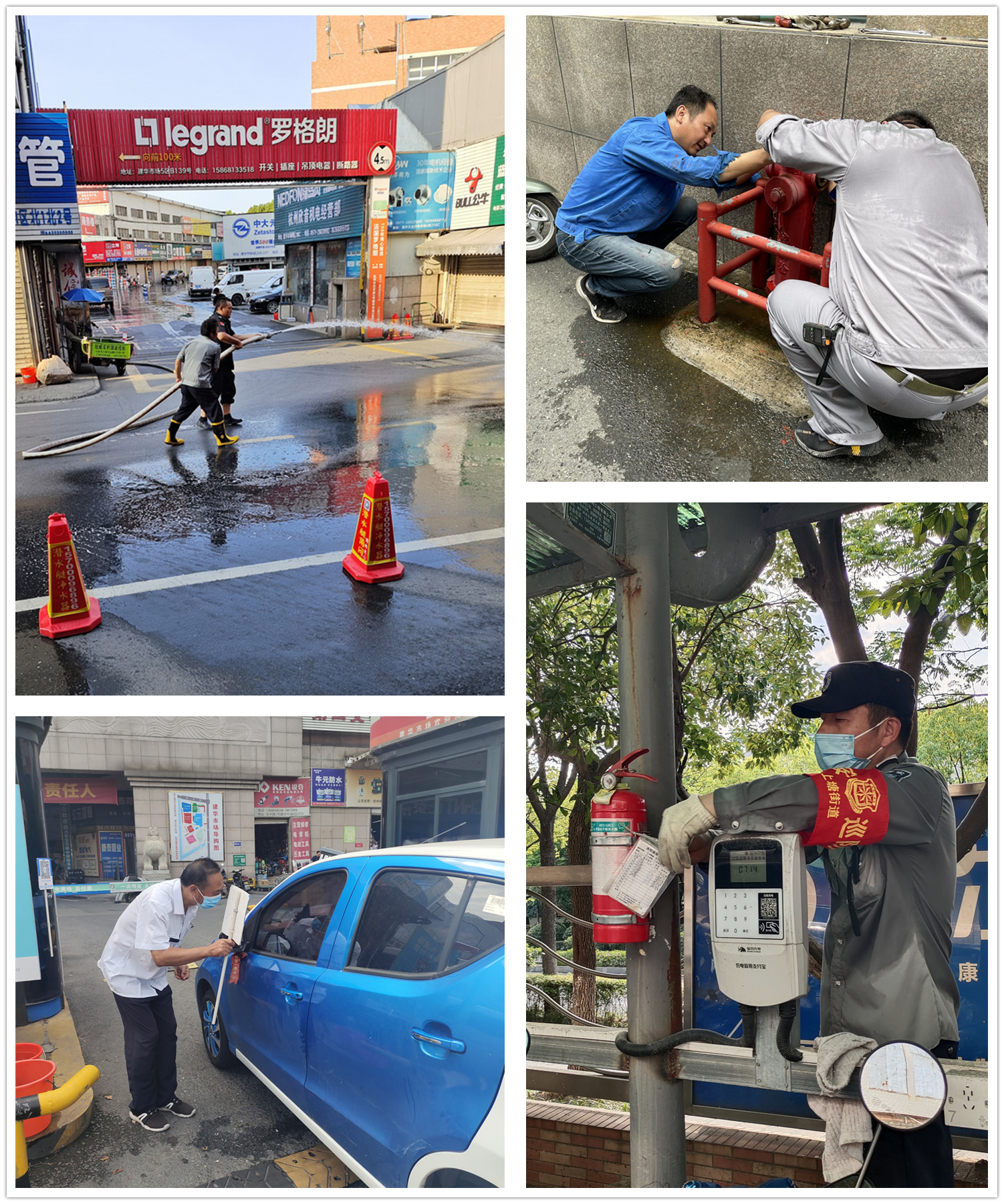 不服“暑”！建華市場勇戰高溫！